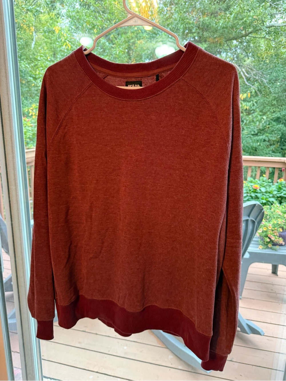 prAna Sweater in Maroon